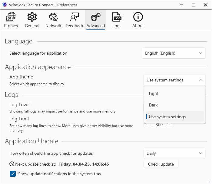 Windows WiFI Hotspot Settings