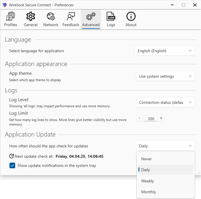 Windows WiFI Hotspot Settings