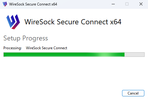 Install WireSock Secure Connect