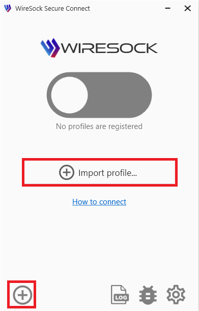 Import profile