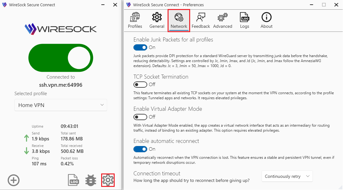 Windows WiFI Hotspot Settings